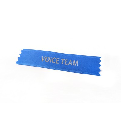 1.625" x 6" Badge Ribbon with Adhesive Strip