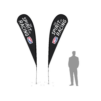 15ft TearDrop Flag W/ Double Sided Printing