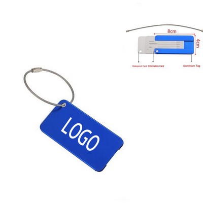 Aluminium Alloy Travel Suitcase Name Tag