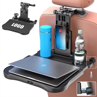 Multi Function Portable Auto Back Seat Desk Table Organizer