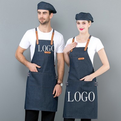 Canvas and Leather Apron (30.7"x 22.3")