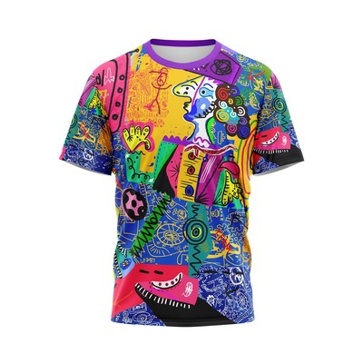 Men's T-Shirt Poly/Spandex
