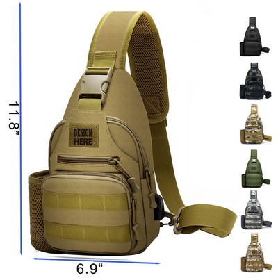 Military Backpack with USB Charge