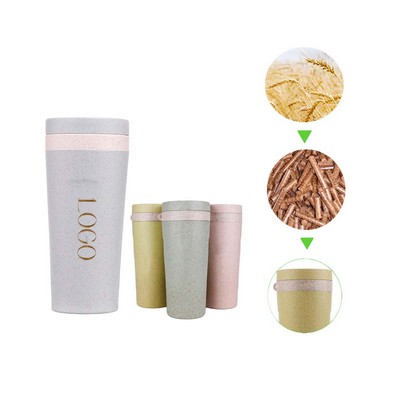 Eco-Friendly Double Layer 10Oz Wheat Straw Coffee Mug