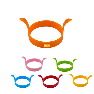 Double-Ear Round Silicone Egg Fryer