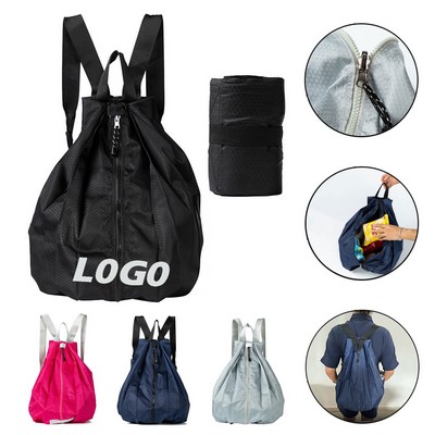 Folding backpack