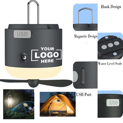 Multifunctional Camping Fan Light.
