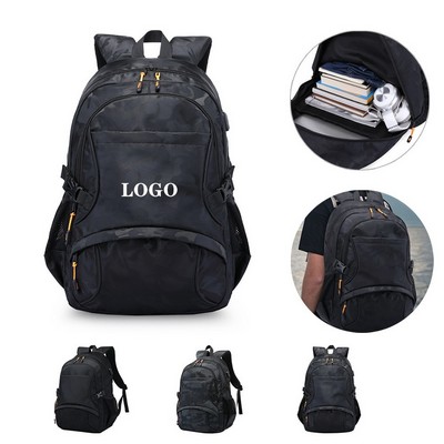 USB Charging Laptop Backpack – Water-Resistant & Spaciou