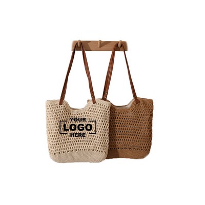 Breathable Knit Shoulder Bag