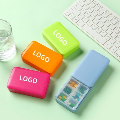 Portable Drawer Type 6 Compartment Medicine Box