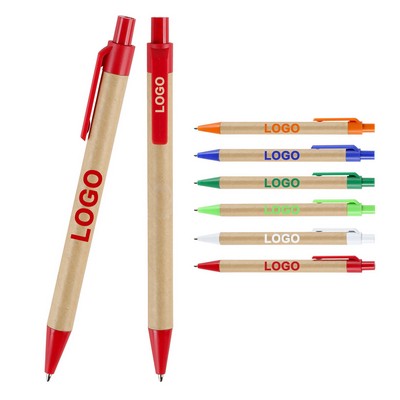 Neutral Kraft Tube Pen