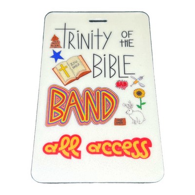 Full Color Write On Tag (Rectangle 3"x5")