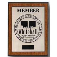Stock 3D Plaque w/Wood Look (6"x8")
