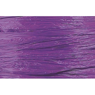Purple Matte Rayon Raffia Ribbon