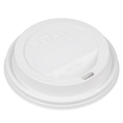 Insulated Paper Cup Lid, 8 Oz., White
