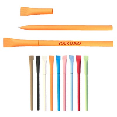 Eco-Conscious Kraft Paper Ballpoint Pen