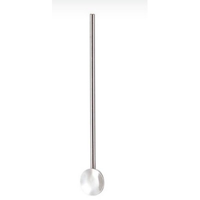Single Stainless Steel Cocktail Spoon Straw
