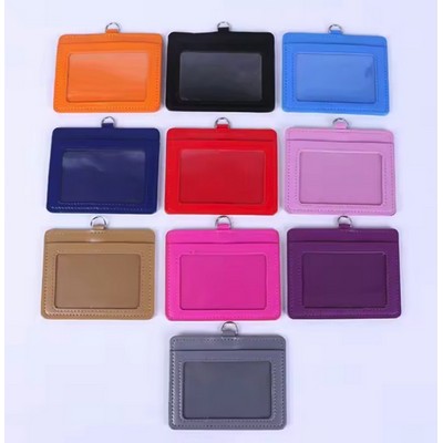 PU ID Card Holder-Horizontal