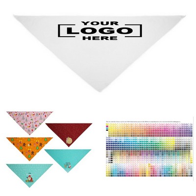 Medium Polyester Pet Bandana Full Color Sublimation(Free Shipping)