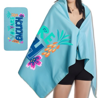 Microfiber Quick-Dry Absorbent Beach Towel