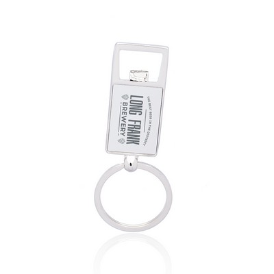 Reflection Metal Keychains with Bottle Opener