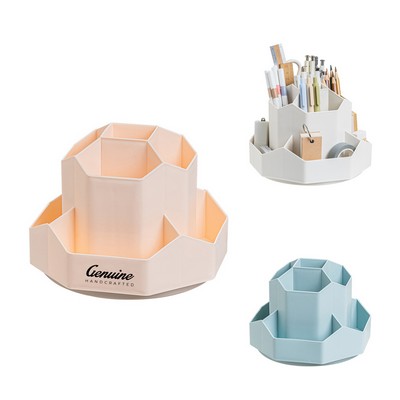 Efficient Rotation Desk Organizer