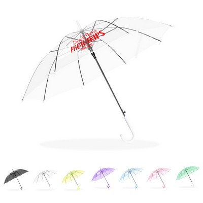 Clear Auto Open Stick Umbrella