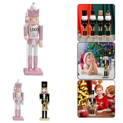Large Wooden Nutcracker Christmas Figurine