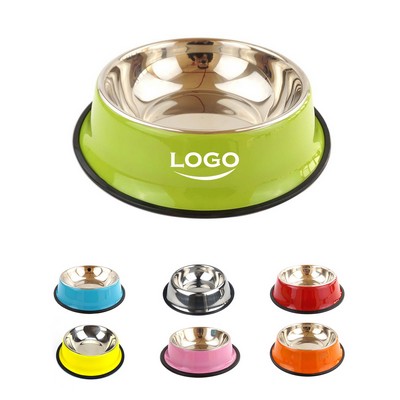 Pet Supplies Stainless Steel Dog Bowl(Free Shipping)