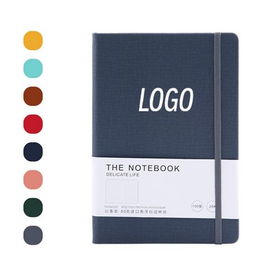 Elegant A5 Business Notebook with Elastic Band