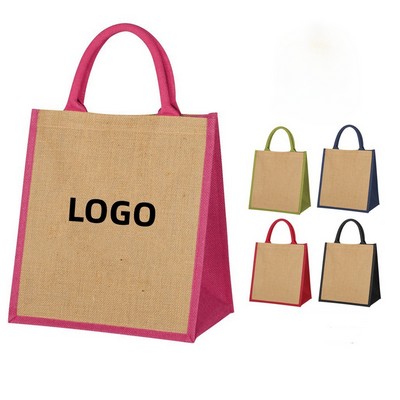 Burlap Bag with Handle