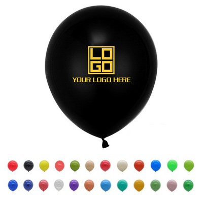 12" Custom Colorful Round Party Latex Balloon