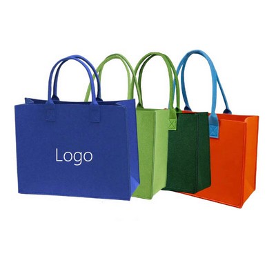 12" Felt Tote Bag Shopping Bags Low MOQ
