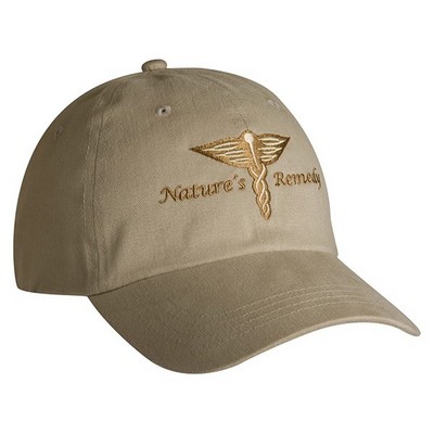 Unstructured Brushed Cotton Twill Cap