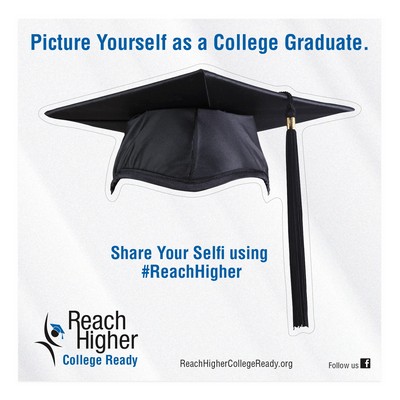 HD Resolution Sticker | Custom | Square Corner | Clear Static Vinyl | Static Back | 6 - 10 Sq In