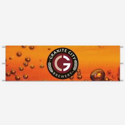 20' x 7' Full Wall, Full-Color, Dye Sublimation, Single Side Imprint