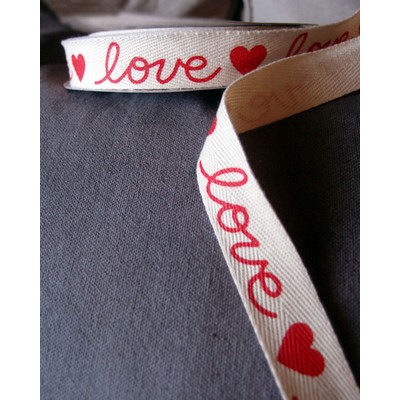 Small Love Cotton Ribbon