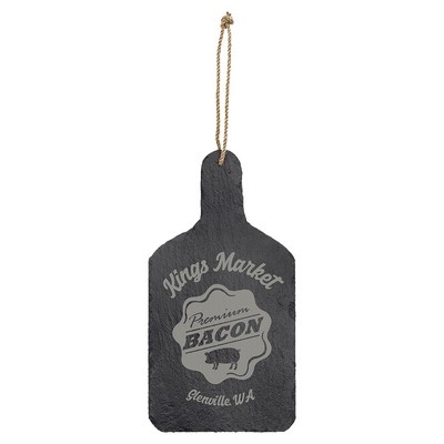 13.5" x 7" Rectangle Slate Cutting Board with Hanger String