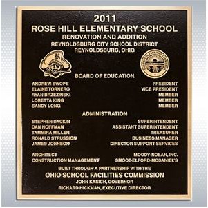 Bronze Plaque (10"x10")
