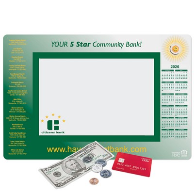 Frame-It Flex® Barely There™ Ultra Thin Window Calendar Counter Mat-10"x15"x.020"
