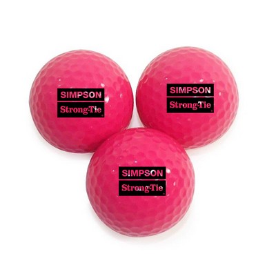 Pink Golf Balls