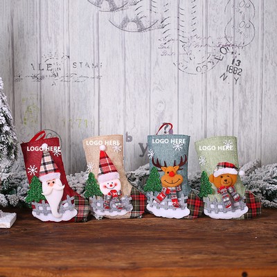 Christmas Decoration Stocking Bag (9"x 6.3")