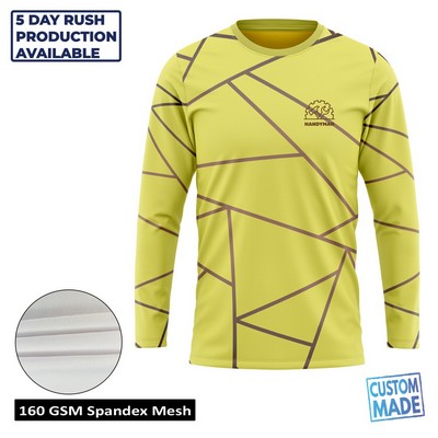 Unisex & Kids' Sublimation Mesh Long Sleeve T-Shirt - Economy