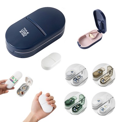 Pill Cutter Case Box