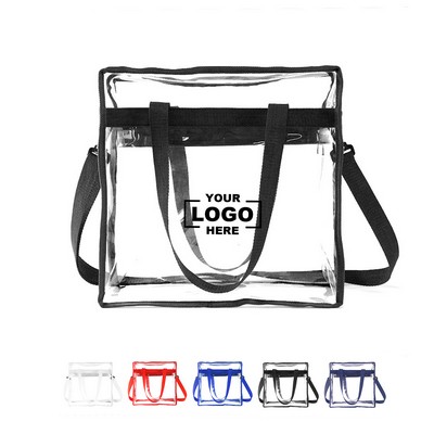 Clear PVC Stadium Approved Tote Bag(Free Shipping)