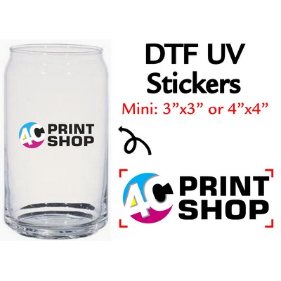 Custom DTF UV Mini Stickers