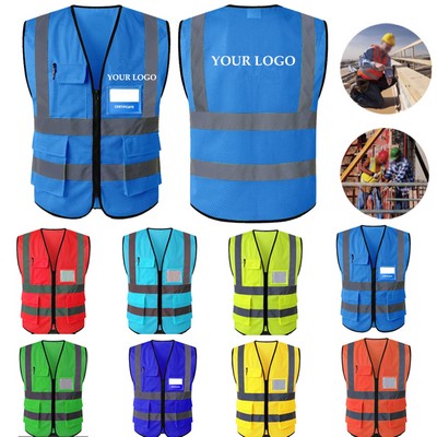 120gsm Mesh Polyester Construction Safety Reflective Vest