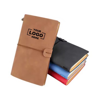 6-Inch Leather Notebook Journal and Diary