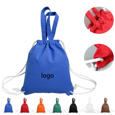 Canvas Drawstring Backpack