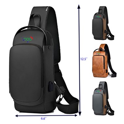 Anti-Theft Crossbody Chest Backpack
